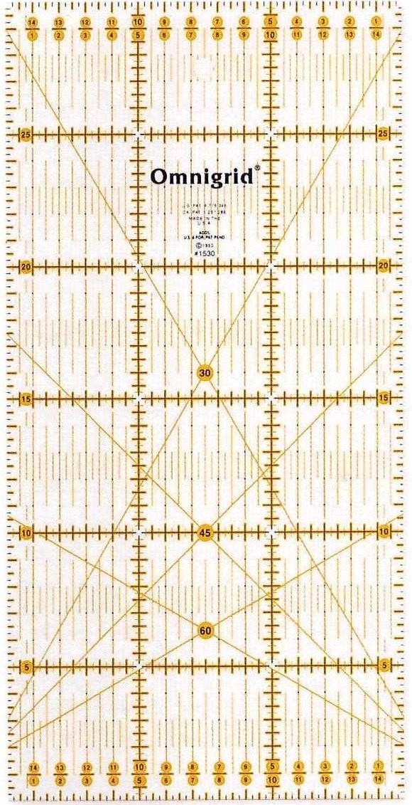 REGLA OMNIGRID 15X30CM